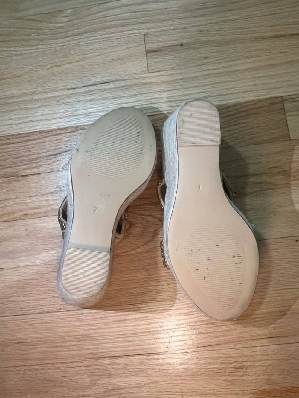Steve Madden Upton Espadrille Wedge Sandal; Bronze size 7 - Picture 6 of 6